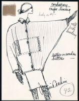 Cashin's illustrations of ready-to-wear designs for Russell Taylor. b053_f02-42