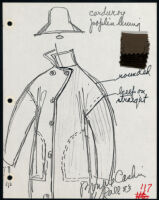Cashin's illustrations of ready-to-wear designs for Russell Taylor, Fall 1983 collection. f05-12