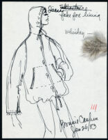 Cashin's illustrations of ready-to-wear designs for Russell Taylor, Fall 1983 collection. f05-01