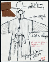 Cashin's illustrations of ready-to-wear designs for Russell Taylor, Fall 1983 collection. f05-13