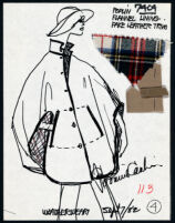 Cashin's illustrations of ready-to-wear designs for Russell Taylor, Fall 1983 collection. f05-04