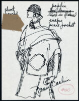 Cashin's illustrations of ready-to-wear designs for Russell Taylor, Fall 1983 collection. f05-16