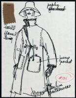 Cashin's illustrations of ready-to-wear designs for Russell Taylor, Fall 1983 collection. f05-18