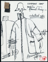 Cashin's illustrations of ready-to-wear designs for Russell Taylor, Fall 1983 collection. f05-07