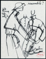 Cashin's illustrations of ready-to-wear designs for Russell Taylor, Fall 1983 collection. f05-20