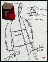 Cashin's illustrations of ready-to-wear designs for Russell Taylor, Fall 1983 collection. f05-09
