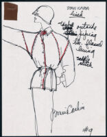 Cashin's illustrations of ready-to-wear designs for Russell Taylor. b053_f02-11