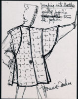 Cashin's illustrations of ready-to-wear designs for Russell Taylor, discarded from collection. b053_f05-09