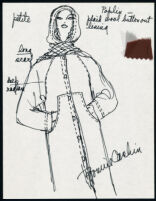 Cashin's illustrations of ready-to-wear designs for Russell Taylor, discarded from collection. b053_f05-14