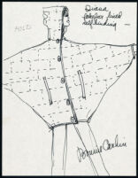 Cashin's illustrations of ready-to-wear designs for Russell Taylor, discarded from collection. b053_f05-16