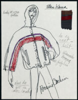 Cashin's illustrations of ready-to-wear designs for Russell Taylor, discarded from collection. b053_f05-17