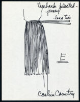 Cashin's illustrations of ready-to-wear designs for Russell Taylor, pant and skirt styles. b054_f03-06