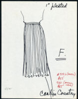 Cashin's illustrations of ready-to-wear designs for Russell Taylor, pant and skirt styles. b054_f03-07