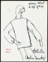 Cashin's illustrations of ready-to-wear designs for Russell Taylor,  jersey shirt styles. b054_f02-01