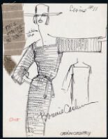 Cashin's illustrations of ready-to-wear designs for Russell Taylor. b054_f04-11