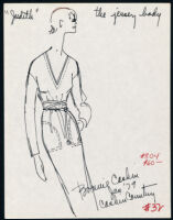 Cashin's illustrations of ready-to-wear designs for Russell Taylor. b054_f06-09