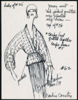 Cashin's illustrations of ready-to-wear designs for Russell Taylor. b055_f01-05