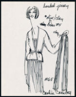 Cashin's illustrations of ready-to-wear designs for Russell Taylor. b055_f01-08