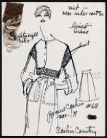Cashin's illustrations of ready-to-wear designs for Russell Taylor. b055_f01-11