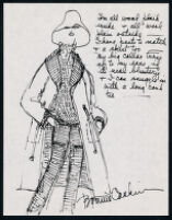 Cashin's illustrations of ready-to-wear designs for Russell Taylor...for press releases. f04-05