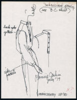 Cashin's illustrations of ready-to-wear designs for Russell Taylor, Spring 1980 collection. b055_f05-22