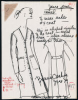 Cashin's illustrations of ready-to-wear designs for Russell Taylor, Spring 1980 collection. b055_f05-19