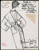 Cashin's illustrations of ready-to-wear designs for Russell Taylor, Spring 1980 collection. b055_f05-10