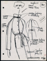 Cashin's illustrations of ready-to-wear designs for Russell Taylor, Spring 1980 collection. b055_f06-07