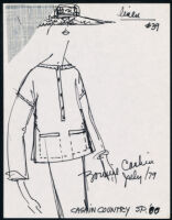 Cashin's illustrations of ready-to-wear designs for Russell Taylor, Spring 1980 collection. b055_f06-19