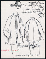 Cashin's illustrations of ready-to-wear designs for Russell Taylor, Spring II 1980 collection. f01-17