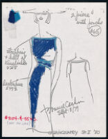 Cashin's illustrations of ready-to-wear designs for Russell Taylor, Spring II 1980 collection. f01-19