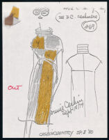 Cashin's illustrations of ready-to-wear designs for Russell Taylor, Spring II 1980 collection. f01-24
