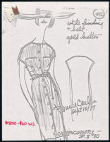 Cashin's illustrations of ready-to-wear designs for Russell Taylor, Spring II 1980 collection. f01-25