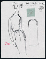 Cashin's illustrations of ready-to-wear designs for Russell Taylor, Spring II 1980 collection. f01-09