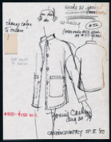 Cashin's illustrations of ready-to-wear designs for Russell Taylor, Spring II 1980 collection. f01-10