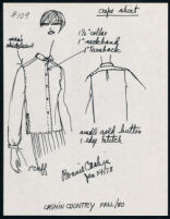Cashin's illustrations of ready-to-wear designs for Russell Taylor, Fall 1980 collection. b056_f03-08