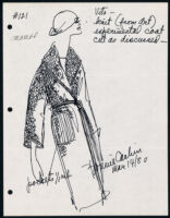 Cashin's illustrations of ready-to-wear designs for Russell Taylor, Fall 1980 collection. b056_f03-13