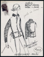 Cashin's illustrations of ready-to-wear designs for Russell Taylor, Fall 1980 collection. b056_f03-15