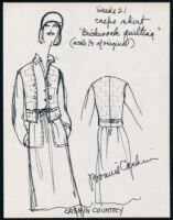 Cashin's illustrations of ready-to-wear designs for Russell Taylor, Fall 1980 collection. b056_f03-17