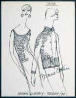 Cashin's illustrations of ready-to-wear designs for Russell Taylor, Resort 1980 collection. f06-02