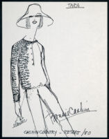 Cashin's illustrations of ready-to-wear designs for Russell Taylor, Resort 1980 collection. f06-04