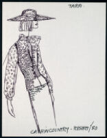 Cashin's illustrations of ready-to-wear designs for Russell Taylor, Resort 1980 collection. f06-05