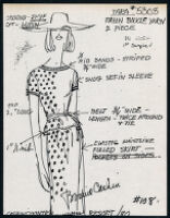 Cashin's illustrations of ready-to-wear designs for Russell Taylor, Resort 1980 collection. f06-18