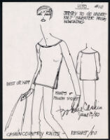 Cashin's illustrations of ready-to-wear designs for Russell Taylor, Resort 1980 collection. f01-16