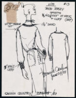 Cashin's illustrations of ready-to-wear designs for Russell Taylor, Resort 1980 collection. f01-20