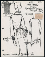 Cashin's illustrations of ready-to-wear designs for Russell Taylor, Resort 1980 collection. f01-21