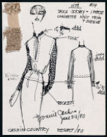 Cashin's illustrations of ready-to-wear designs for Russell Taylor, Resort 1980 collection. f01-22