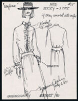 Cashin's illustrations of ready-to-wear designs for Russell Taylor, Resort 1980 collection. f01-24