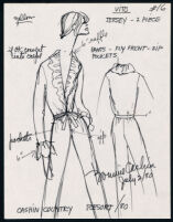 Cashin's illustrations of ready-to-wear designs for Russell Taylor, Resort 1980 collection. f01-26