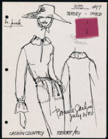 Cashin's illustrations of ready-to-wear designs for Russell Taylor, Resort 1980 collection. f01-29